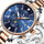 BOYZHE Luxury Blue Dial Watch